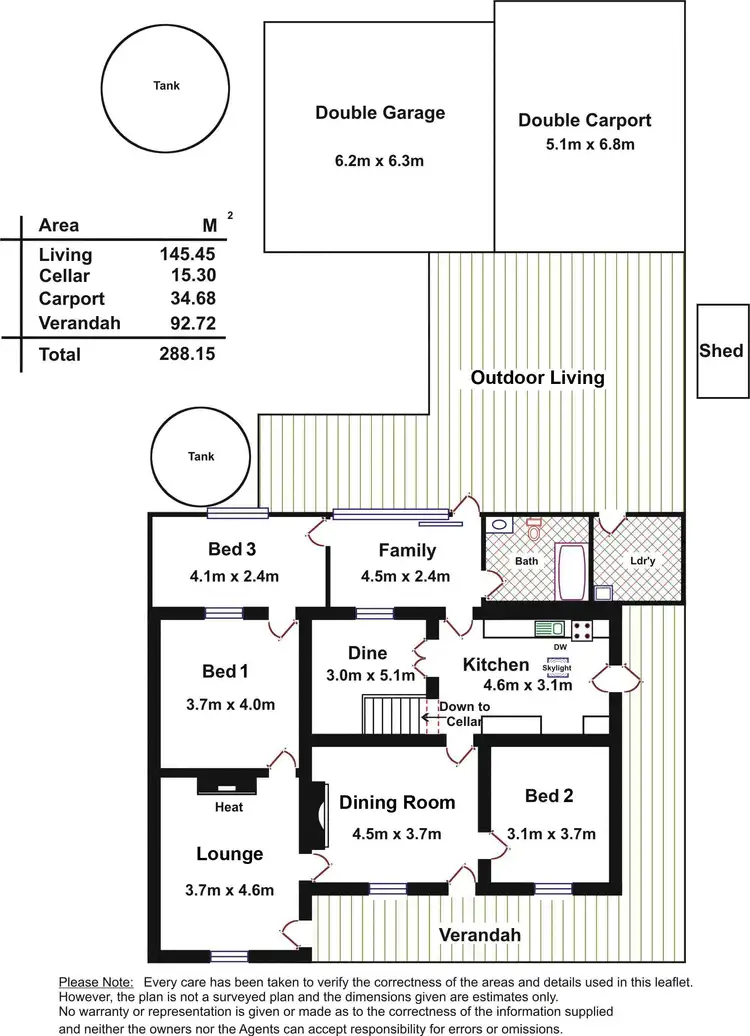 Floorplan of Homely house listing, 8 High Street, Strathalbyn SA 5255