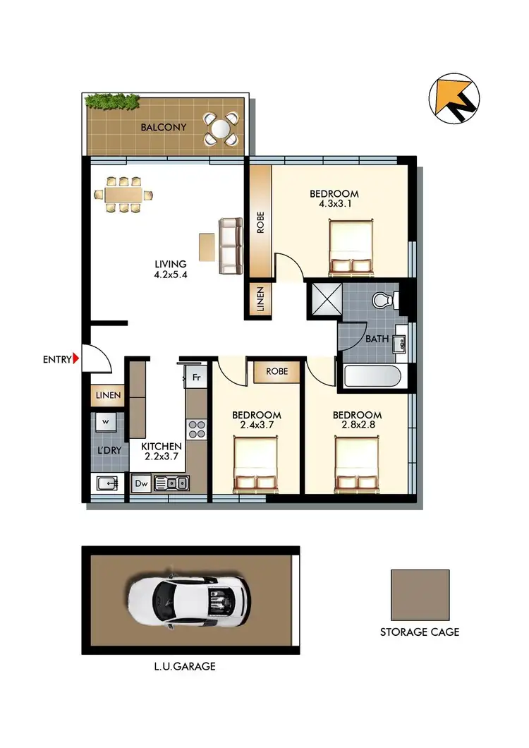Floorplan of Homely apartment listing, 1/150 Old South Head Road, Bellevue Hill NSW 2023