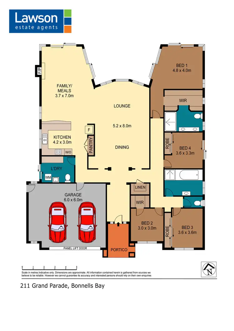 Floorplan of Homely house listing, 211 Grand Parade, Bonnells Bay NSW 2264