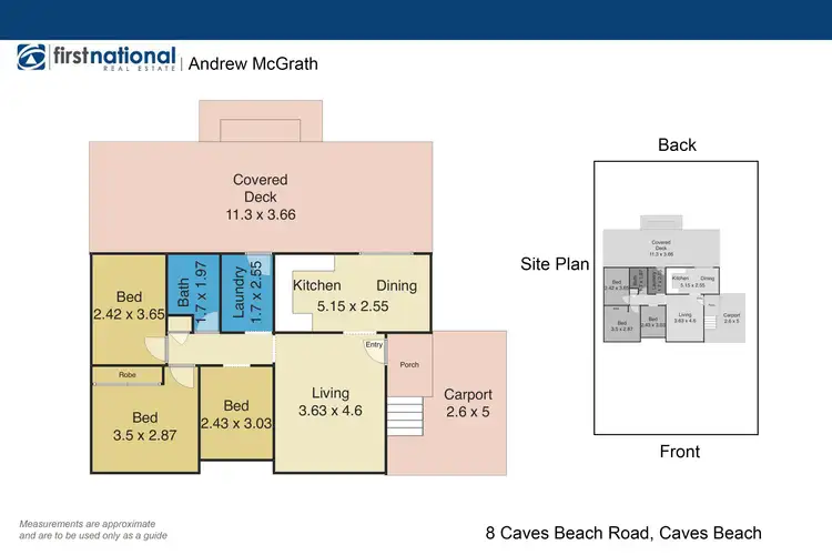Floorplan of Homely house listing, 8 Caves Beach Road, Caves Beach NSW 2281