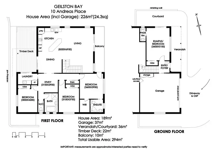 Floorplan of Homely house listing, 10 Andreas Place, Geilston Bay TAS 7015