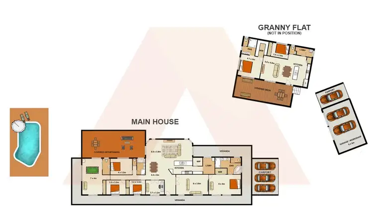 Floorplan of Homely house listing, 74-78 Egret Court, Jimboomba QLD 4280