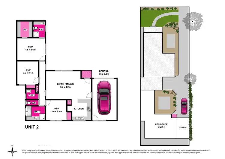 Floorplan of Homely townhouse listing, 2 / 73 Apex Avenue, Belmont VIC 3216