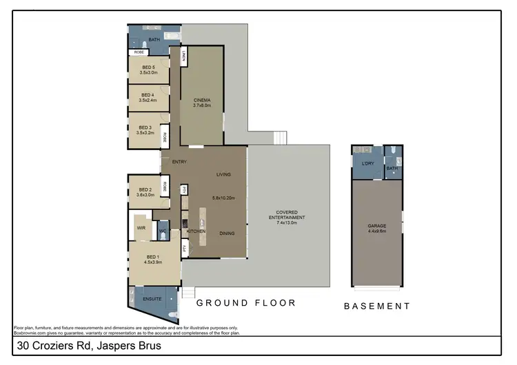 Floorplan of Homely house listing, 30 Croziers Rd, Jaspers Brush NSW 2535