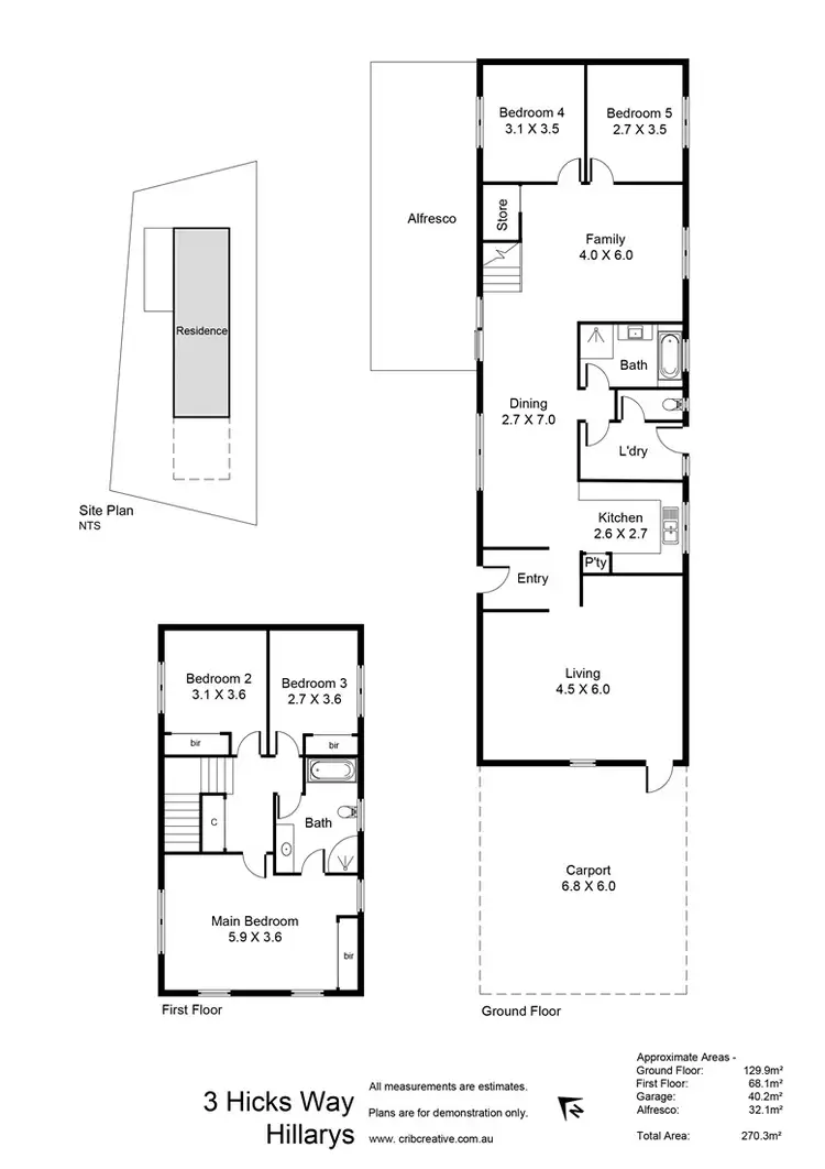 Floorplan of Homely house listing, 3 Hicks Way, Hillarys WA 6025