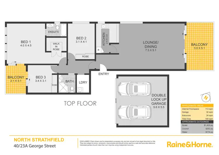 Floorplan of Homely apartment listing, 40/23a George Street, North Strathfield NSW 2137