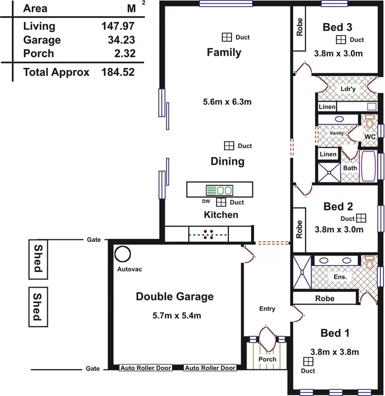 Floorplan of Homely house listing, 10 Lawes Terrace, Reid SA 5118