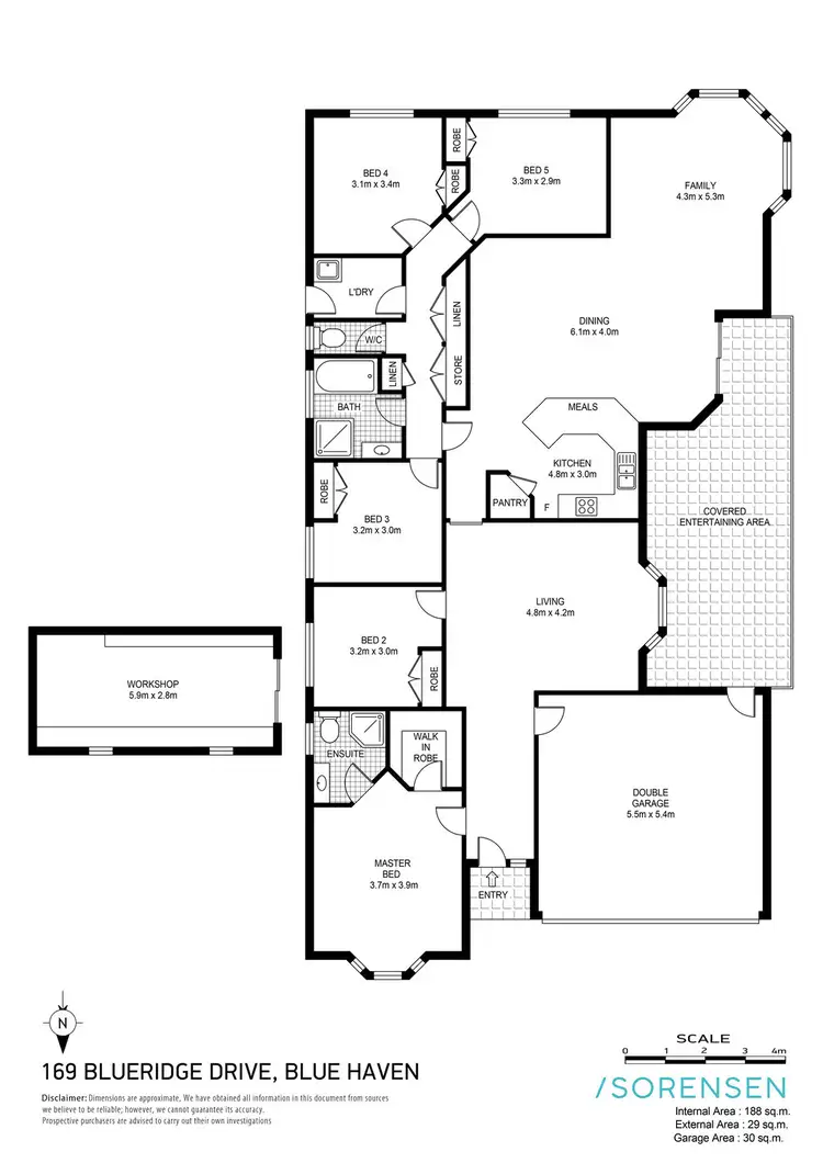Floorplan of Homely house listing, 169 Blueridge Drive, Blue Haven NSW 2262