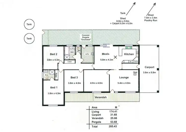 Floorplan of Homely house listing, 37 Marrett Road, Finniss SA 5255