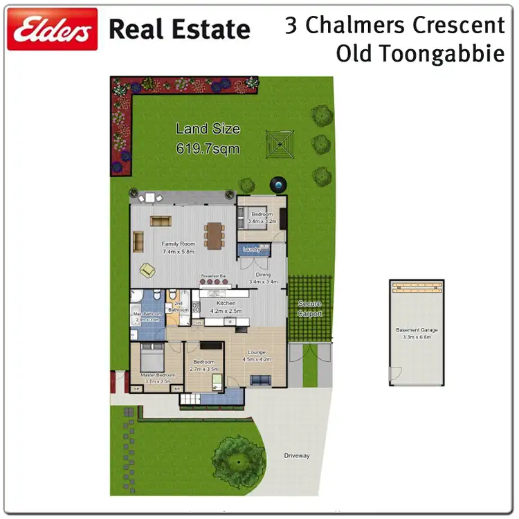 Floorplan of Homely house listing, 3 Chalmers Crescent, Old Toongabbie NSW 2146