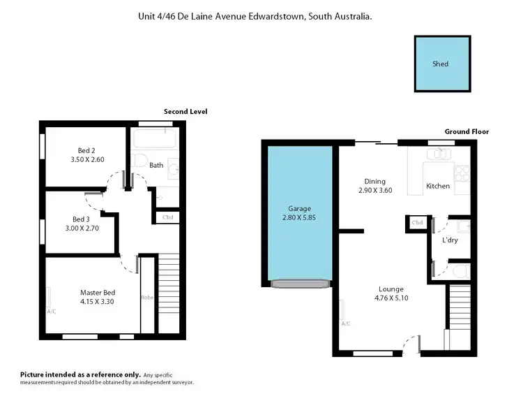 Floorplan of Homely townhouse listing, 4-46 De Laine Avenue, Edwardstown SA 5039