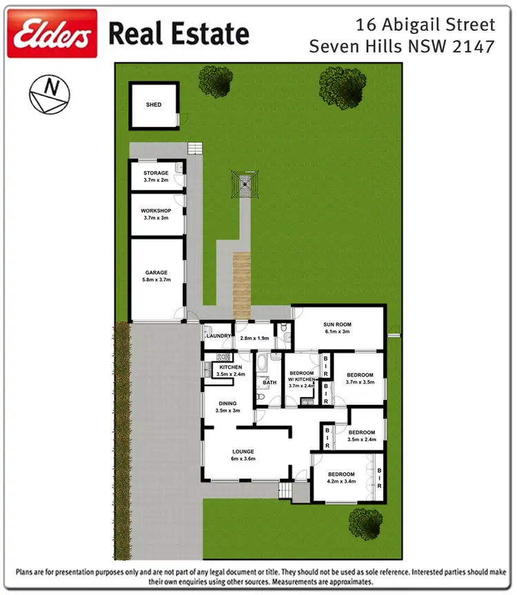 Floorplan of Homely house listing, 16 Abigail Street, Seven Hills NSW 2147