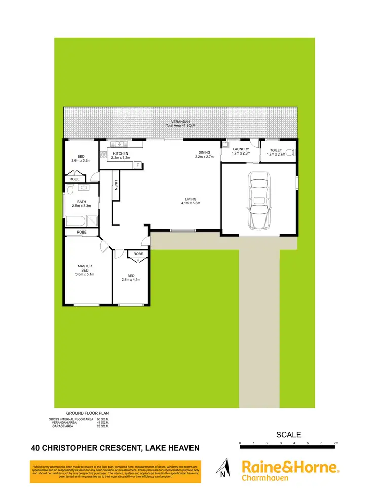 Floorplan of Homely house listing, 40 Christopher Crescent, Lake Haven NSW 2263