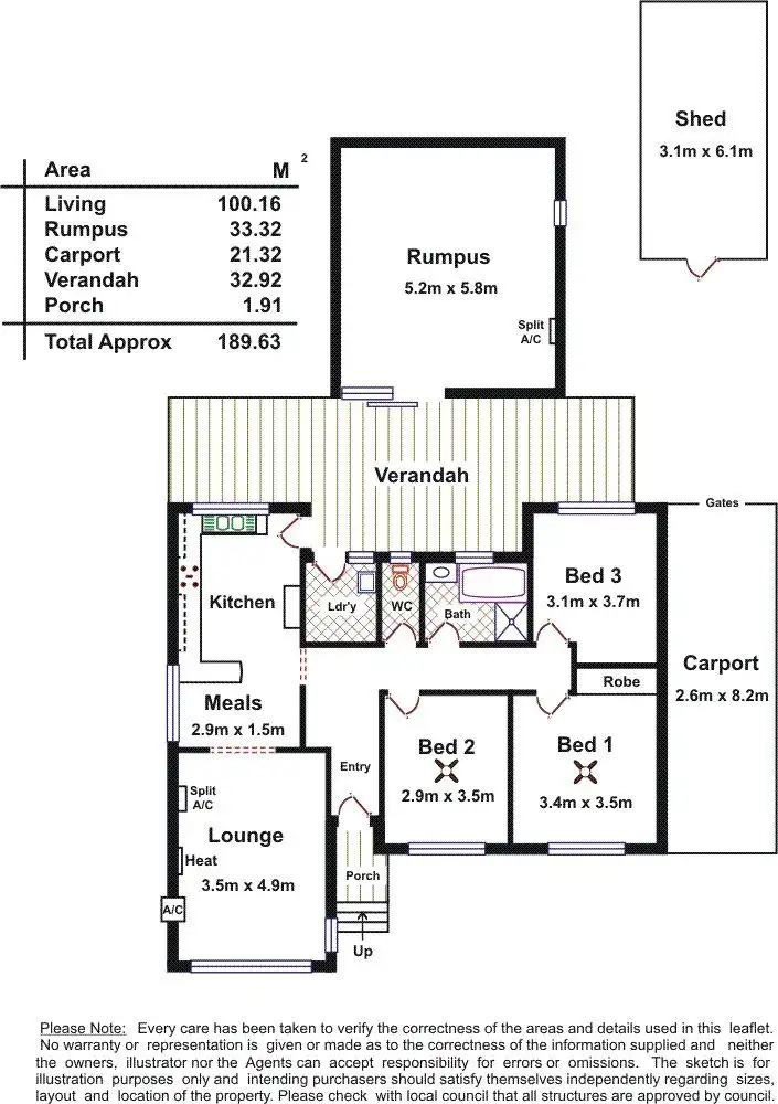 Floorplan of Homely house listing, 16 Lothian Avenue, Windsor Gardens SA 5087
