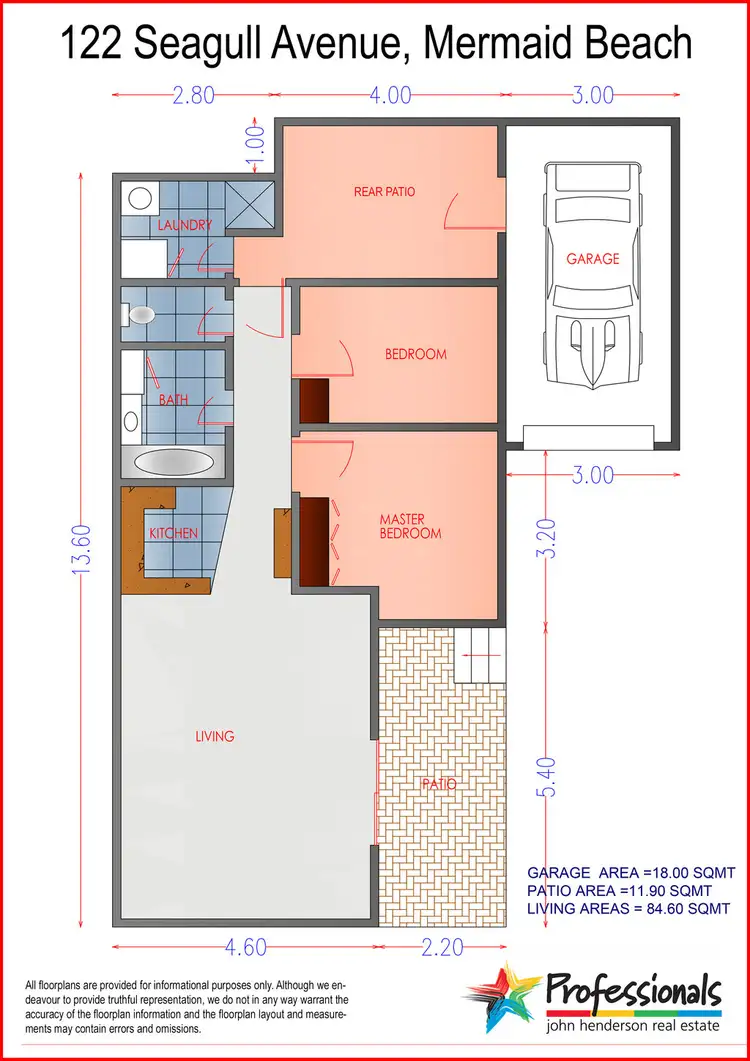 Floorplan of Homely house listing, 122 Seagull Avenue, Mermaid Beach QLD 4218