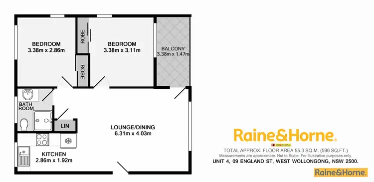 Floorplan of Homely unit listing, 4/9 England Street, West Wollongong NSW 2500