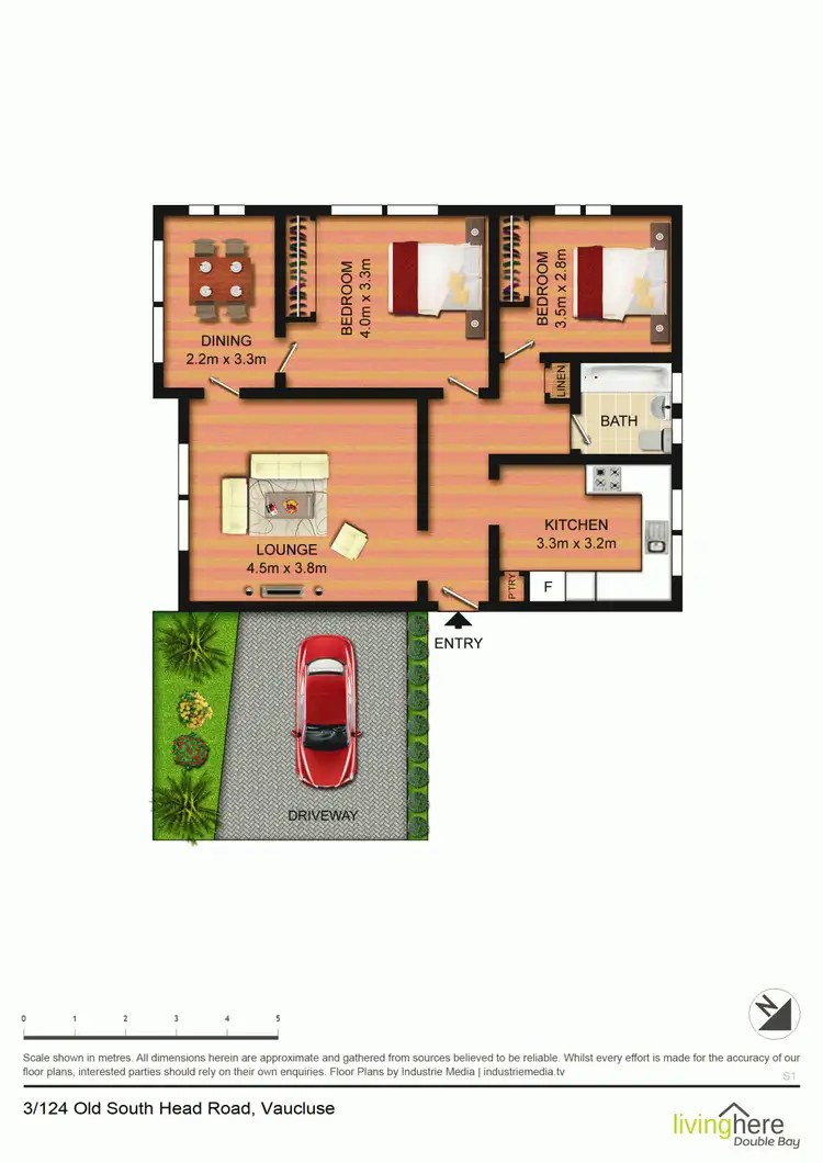 Floorplan of Homely unit listing, 3/124 Old South Head Road, Vaucluse NSW 2030