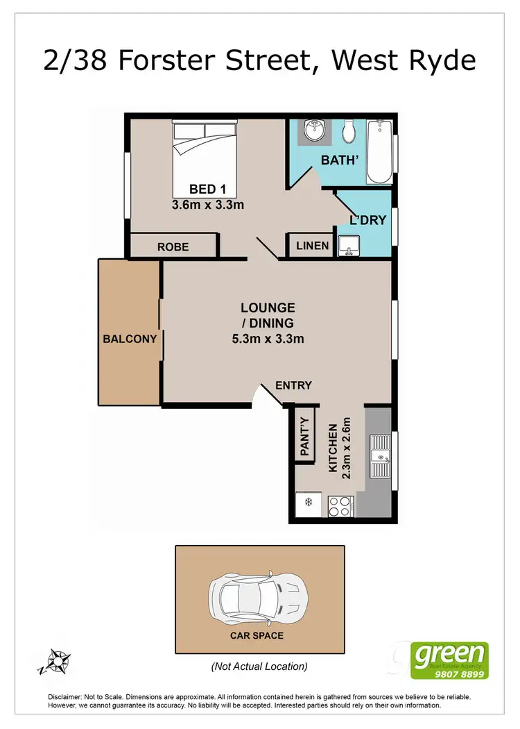 Floorplan of Homely unit listing, 2/38 Forster Street, West Ryde NSW 2114