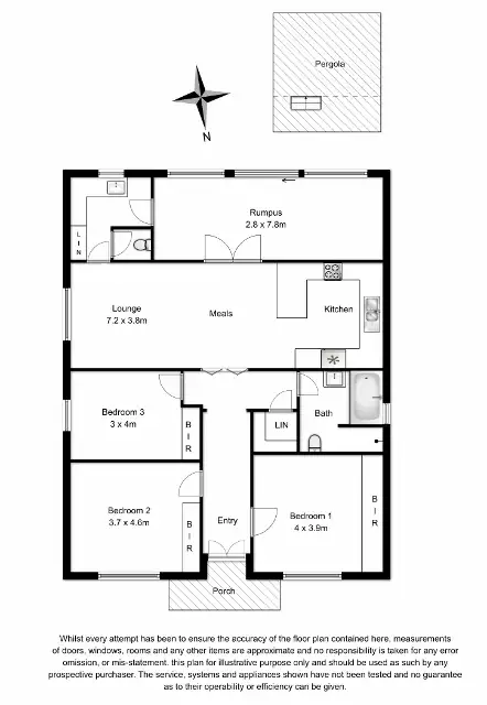 Floorplan of Homely house listing, 8 Canavan Road, Mount Gambier SA 5290
