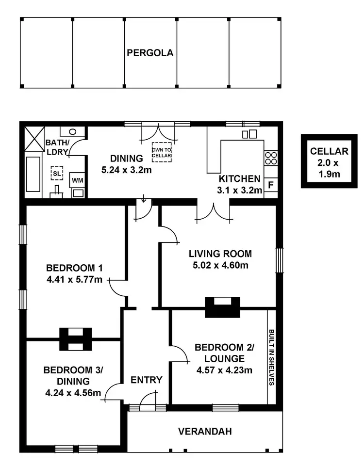 Floorplan of Homely house listing, 64 Phillis Street, Maylands SA 5069