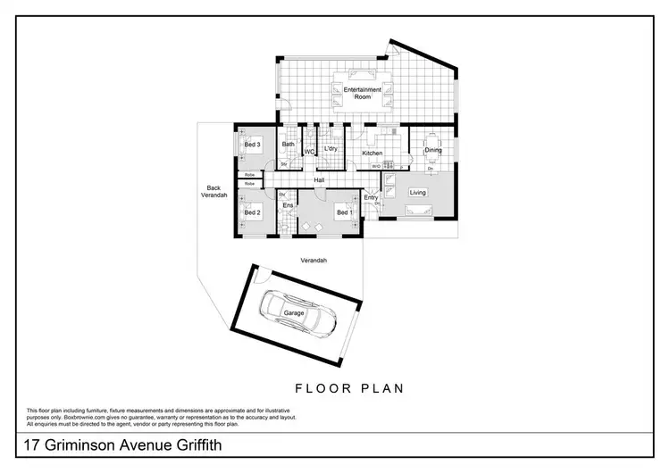 Floorplan of Homely house listing, 17 Grimison Avenue, Griffith NSW 2680