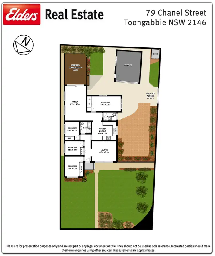 Floorplan of Homely house listing, 79 Chanel Street, Toongabbie NSW 2146