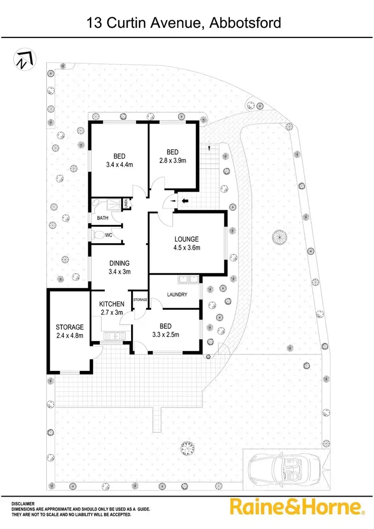 Floorplan of Homely house listing, 13 Curtin Ave, Abbotsford NSW 2046