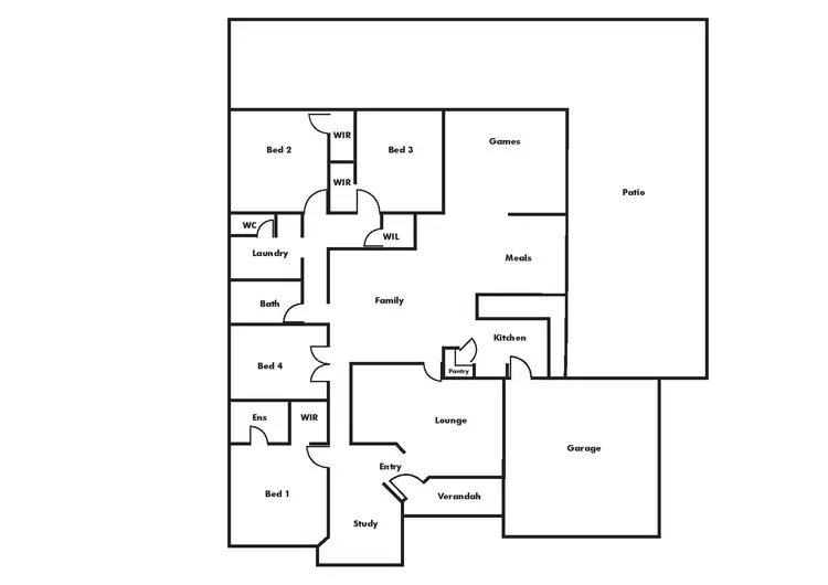 Floorplan of Homely house listing, 62 La Fayette Boulevard, Bibra Lake WA 6163