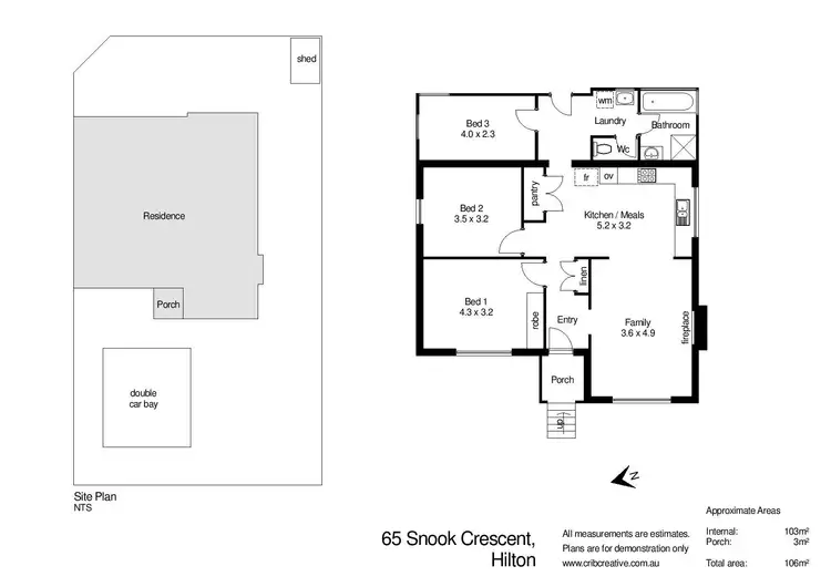 Floorplan of Homely house listing, 65 Snook Crescent, Hilton WA 6163