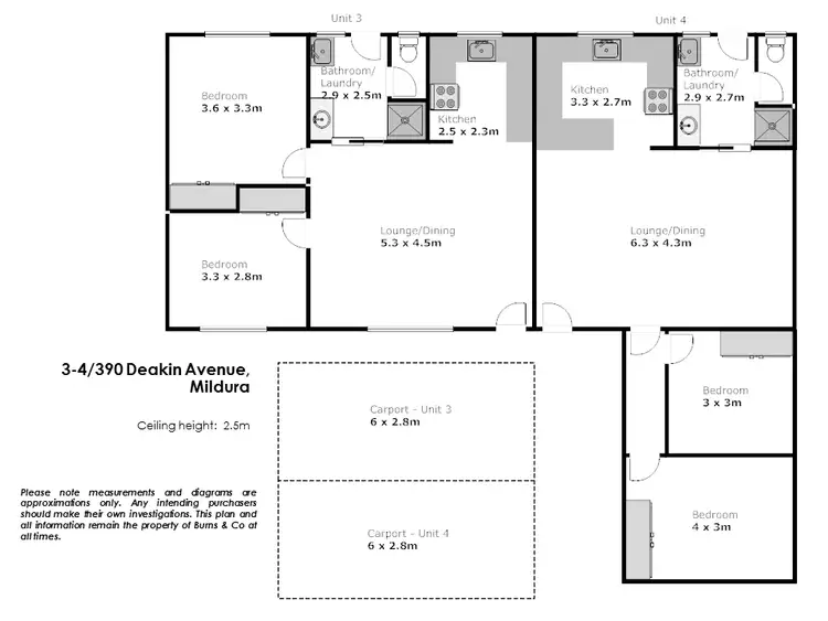 Floorplan of Homely unit listing, 3/390 Deakin Avenue, Mildura VIC 3500