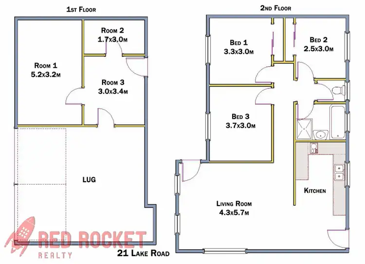 Floorplan of Homely house listing, 21 Lake Road, Slacks Creek QLD 4127