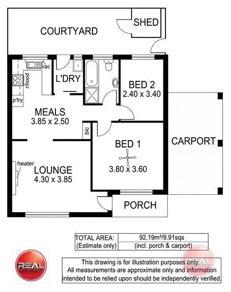 Floorplan of Homely unit listing, 7/14 Croker Rd, Morphettville SA 5043