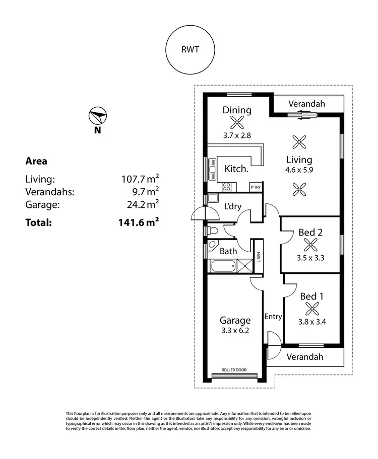 Floorplan of Homely house listing, 1 / 1 Edinburgh Road, Strathalbyn SA 5255