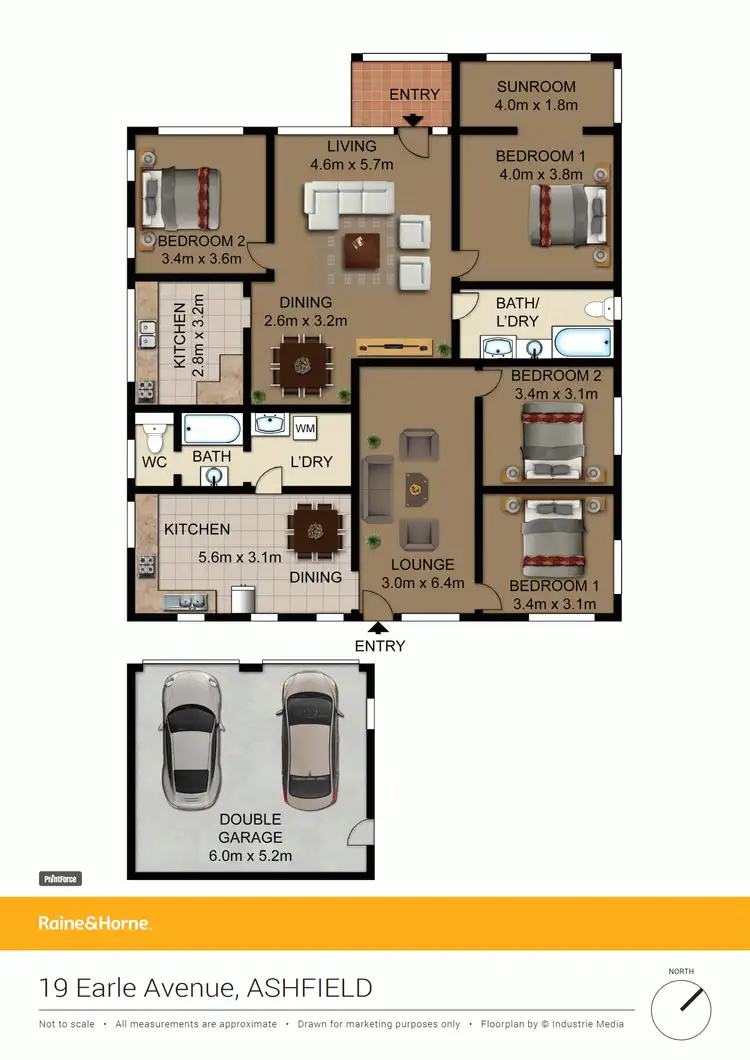 Floorplan of Homely house listing, 19 Earle Avenue, Ashfield NSW 2131