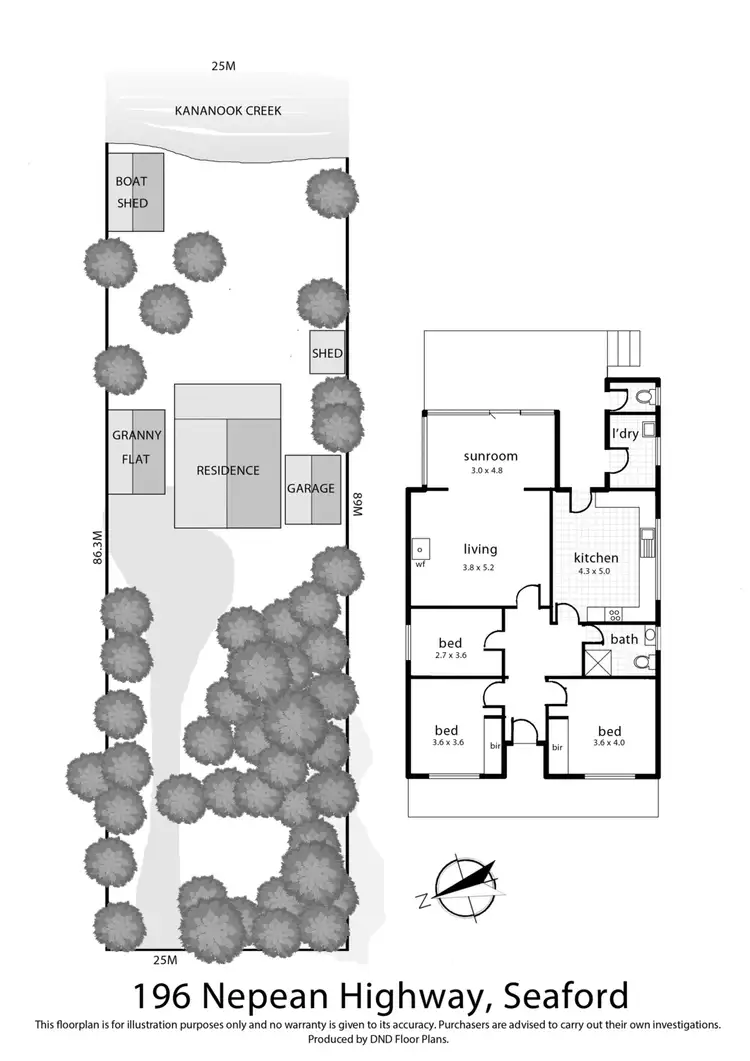 Floorplan of Homely house listing, 196 Nepean Highway, Seaford VIC 3198