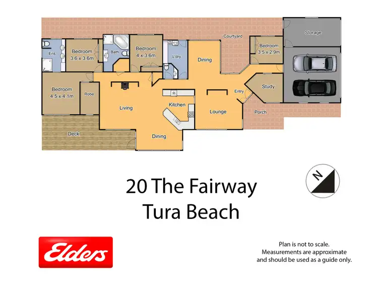 Floorplan of Homely house listing, 20 THE FAIRWAY, Tura Beach NSW 2548