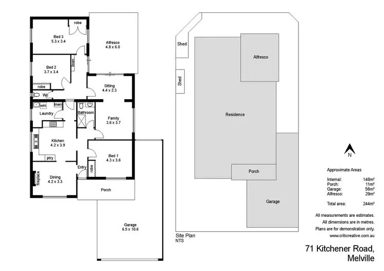 Floorplan of Homely house listing, 71 Kitchener Road, Melville WA 6156