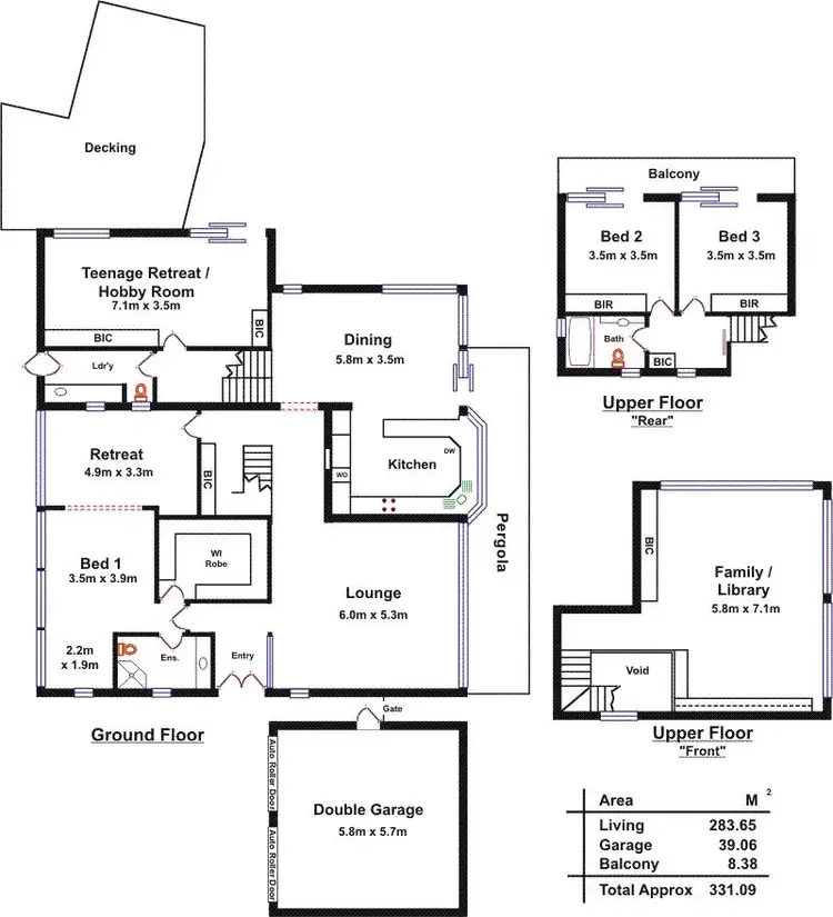 Floorplan of Homely house listing, 19 Grevillea Crescent, Stonyfell SA 5066
