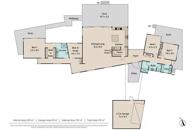 Floorplan of Homely house listing, 1 Melina Place, Samford Valley QLD 4520
