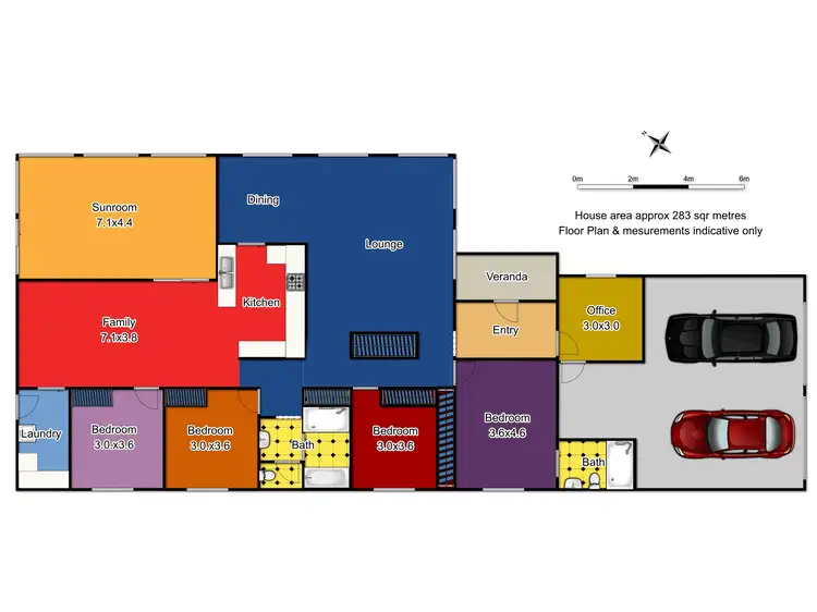 Floorplan of Homely house listing, 10 Casuarina Drive, Orange NSW 2800