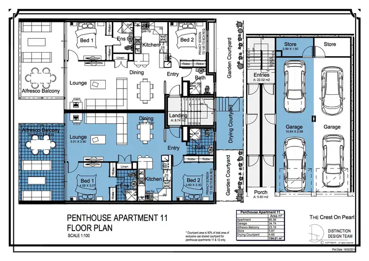 Floorplan of Homely house listing, 11/57 Pearl Parade, Scarborough WA 6019