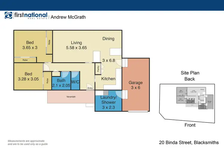 Floorplan of Homely house listing, 20 Binda Street, Blacksmiths NSW 2281