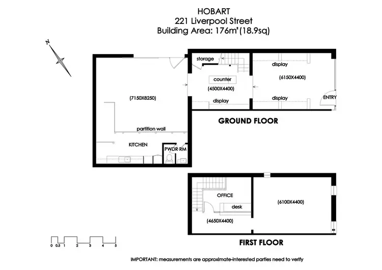 Floorplan of Homely house listing, 1/221 Liverpool Street, Hobart TAS 7000
