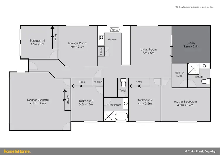 Floorplan of Homely house listing, 39 Yolla Street, Eagleby QLD 4207