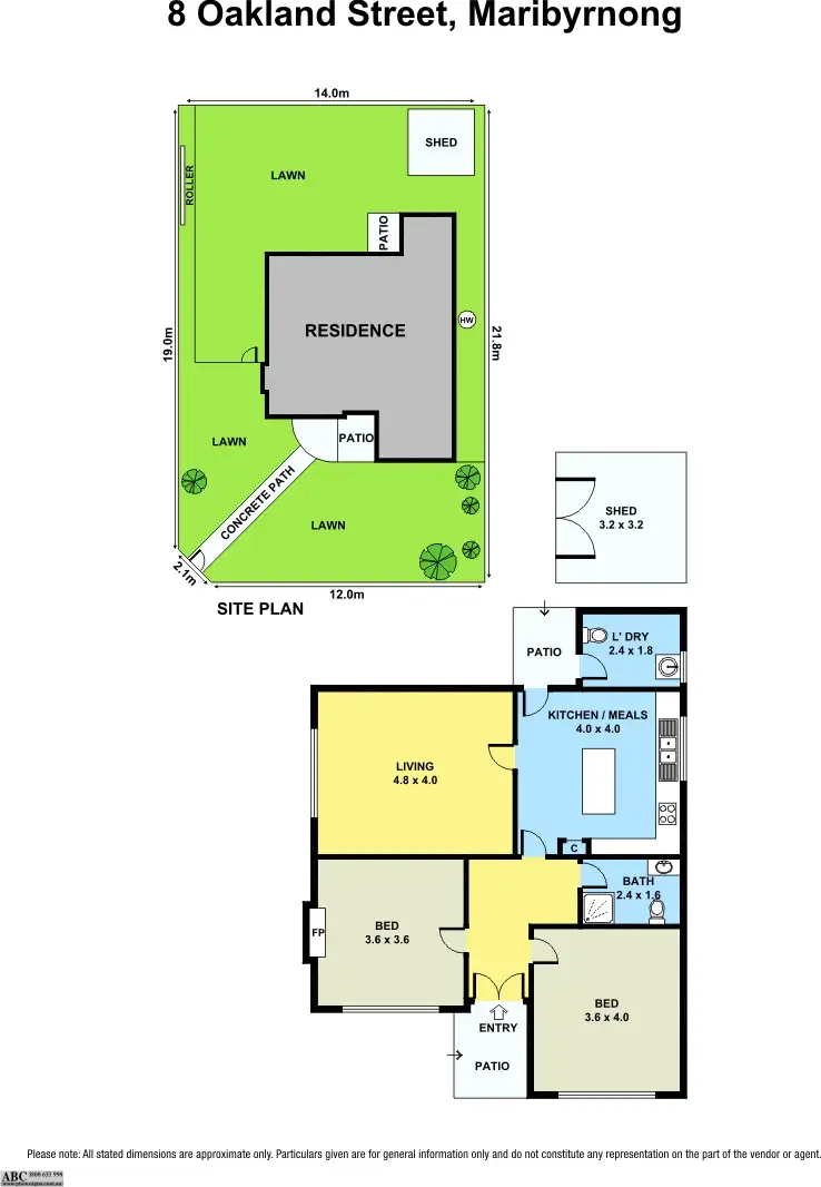 Floorplan of Homely house listing, 8 Oakland Street, Maribyrnong VIC 3032