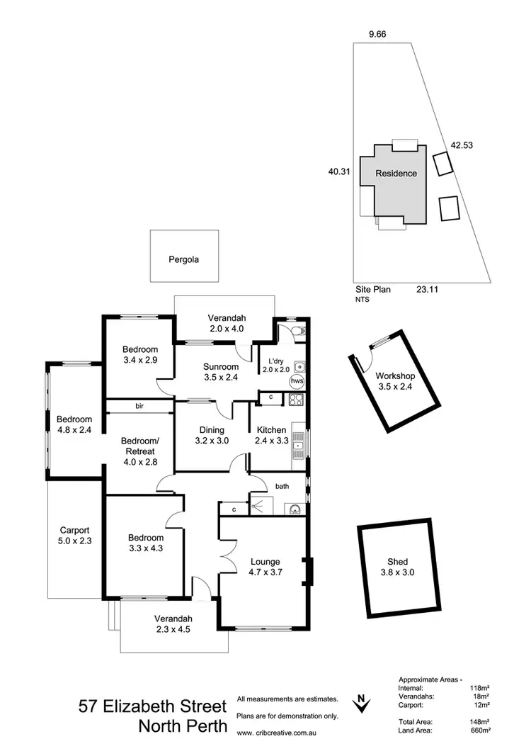 Floorplan of Homely house listing, 57 Elizabeth Street, North Perth WA 6006