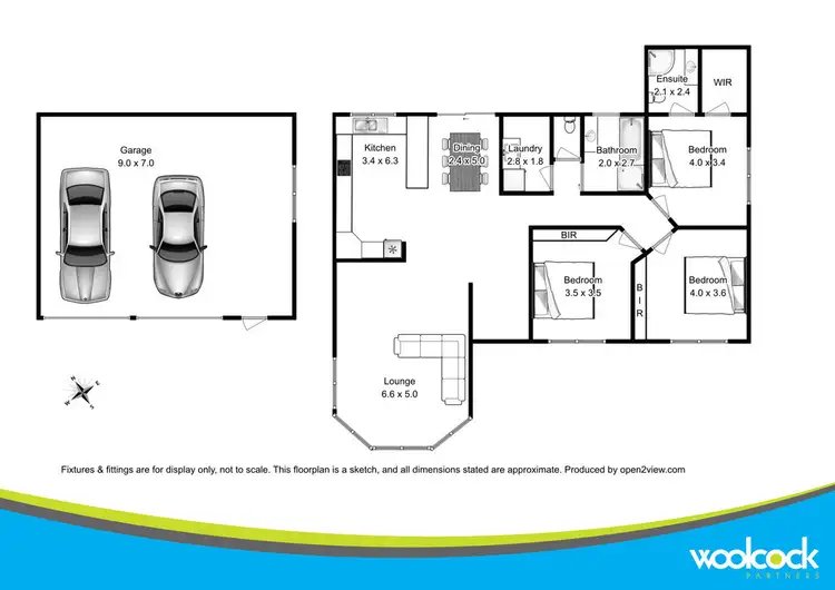 Floorplan of Homely house listing, 11 Hubert Way, Youngtown TAS 7249