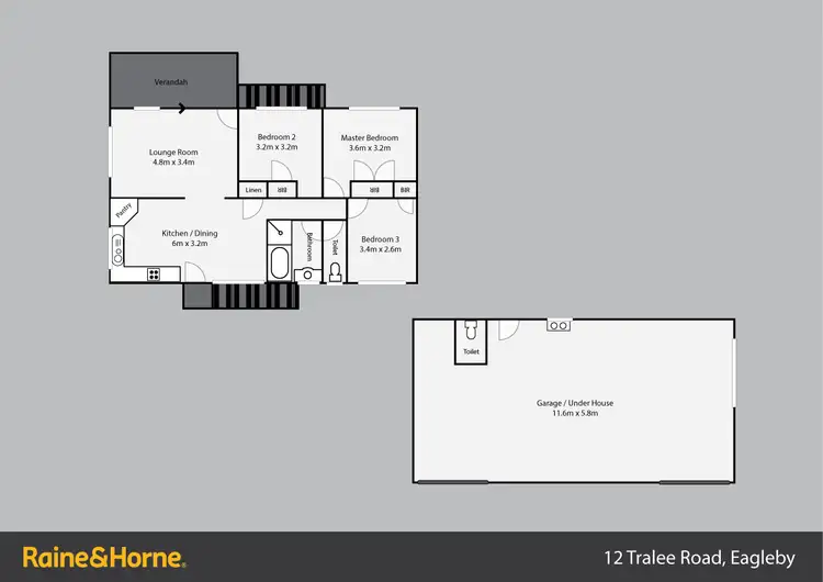 Floorplan of Homely house listing, 12 Tralee Rd, Eagleby QLD 4207
