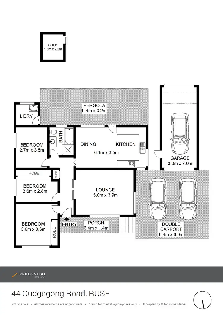 Floorplan of Homely house listing, 44 Cudgegong Rd, Ruse NSW 2560