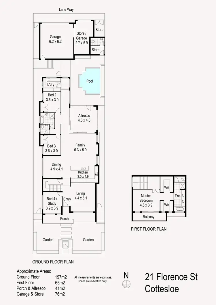 Floorplan of Homely house listing, 21 Florence Street, Cottesloe WA 6011
